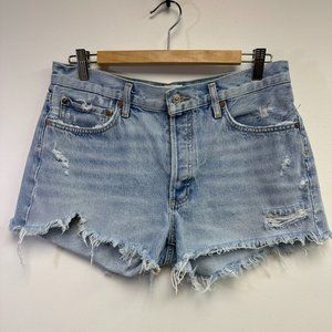 Agolde Parker Vintage Cut Off Shorts, Size 25